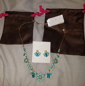Kate Spade Necklace & Earrings set